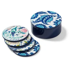 Iznik Garden Lacquer Coasters