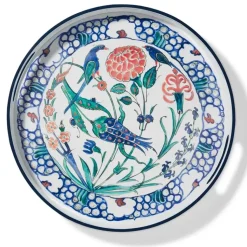 Iznik Garden Round Lacquer Tray