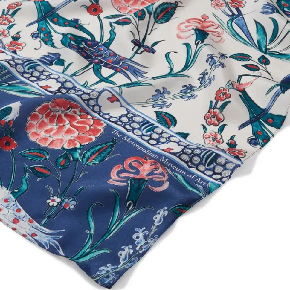 Iznik Garden Silk Scarf