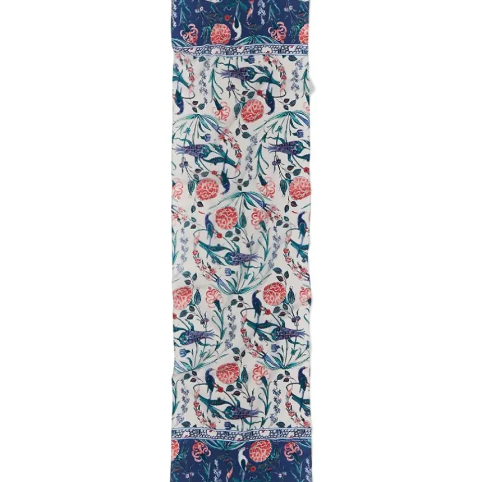 Iznik Garden Silk Scarf