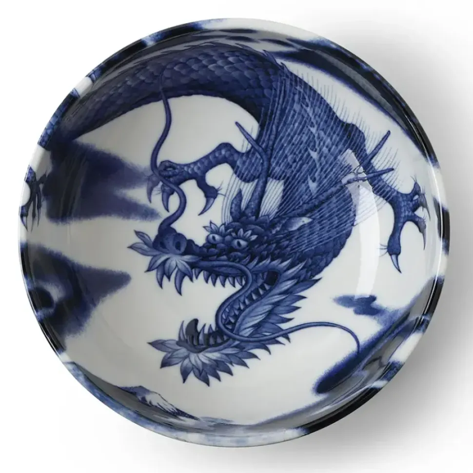 Japanese Dragon Serving Bowl