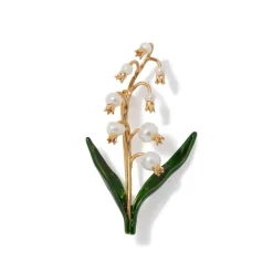 Lily-Of-The-Valley Brooch