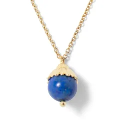 Lotus Bead Pendant Necklace
