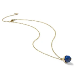 Lotus Bead Pendant Necklace