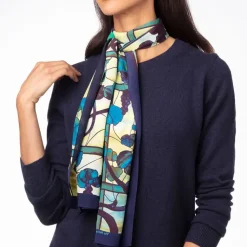 Louis C. Tiffany Grapevine Oblong Silk Scarf