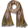 Louis C. Tiffany Morning Glories Wool-Blend Shawl