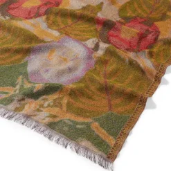 Louis C. Tiffany Morning Glories Wool-Blend Shawl