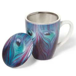 Louis C. Tiffany Peacock Feather Tea Set