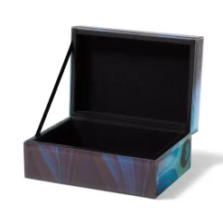 Louis C. Tiffany Peacock Feather Large Glass Box