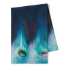 Louis C. Tiffany Peacock Feather Tea Towel