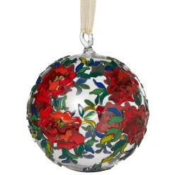 Louis C. Tiffany Peony Cloisonne Ornament