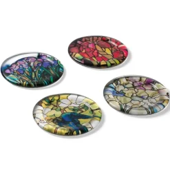 Louis C. Tiffany Stained-Glass Coasters