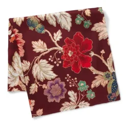 Lyon Floral Square Silk Scarf