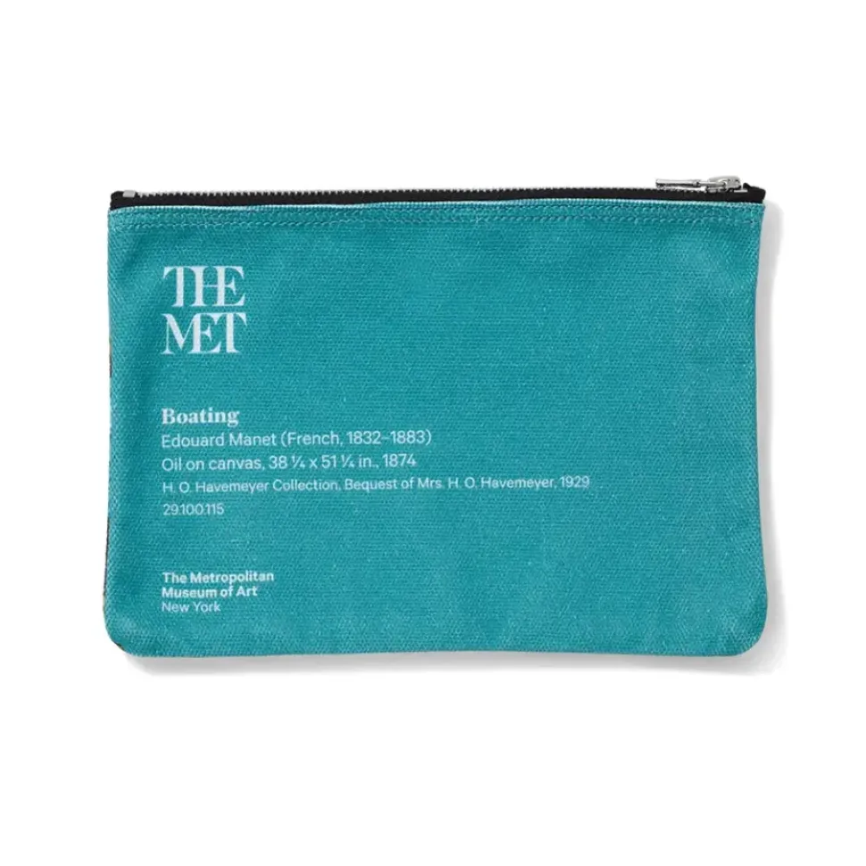 Manet Boating Zip Pouch