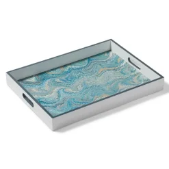 Marbled Paper Lacquer Tray