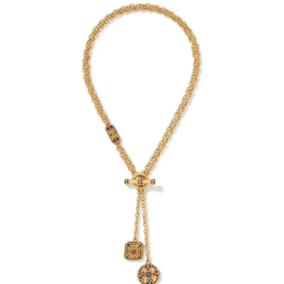 Medieval Byzantine T-Bar Lariat Necklace