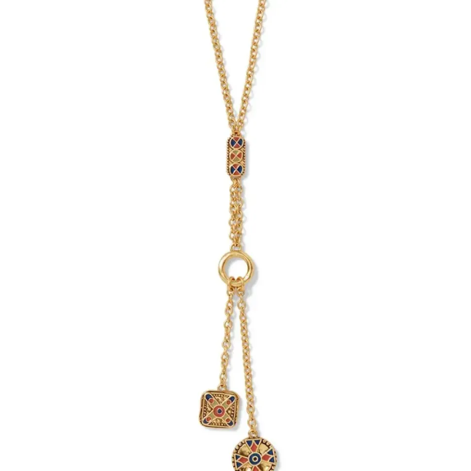 Medieval Byzantine T-Bar Lariat Necklace
