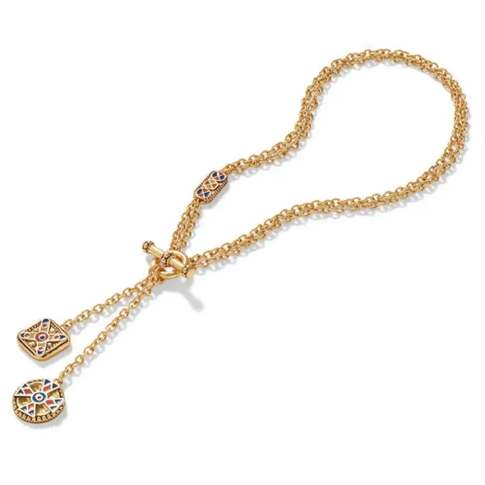 Medieval Byzantine T-Bar Lariat Necklace