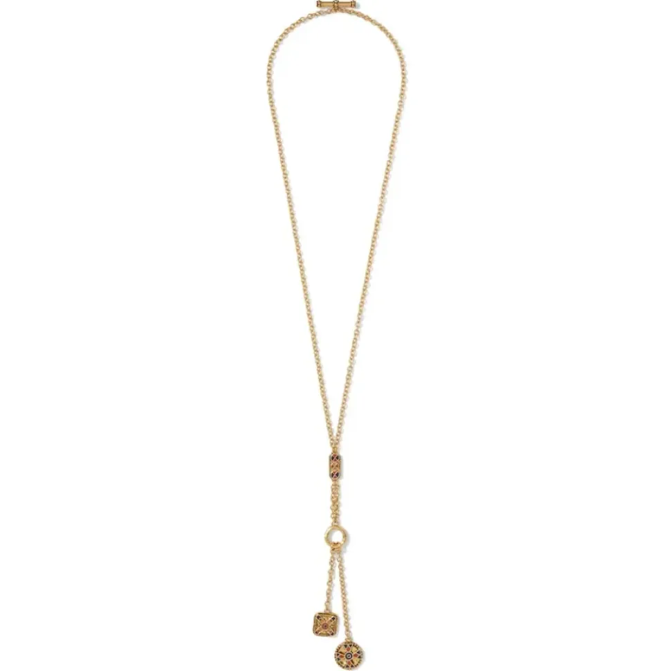 Medieval Byzantine T-Bar Lariat Necklace