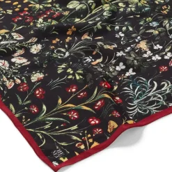 Medieval Millefleurs Oblong Silk Scarf