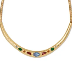 Medieval Stone Collar Necklace