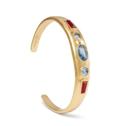 Medieval Stone Cuff Bracelet