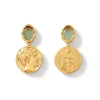 Mediterranean Coin Drop Earrings