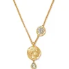 Mediterranean Coin Pendant Necklace