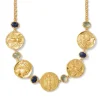 Mediterranean Coin Statement Necklace