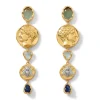 Mediterranean Coin Statement Earrings