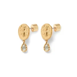 Mediterranean Coin Stud Earrings
