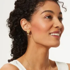 Mediterranean Coin Stud Earrings