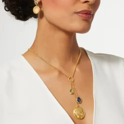 Mediterranean Coin Y-Necklace