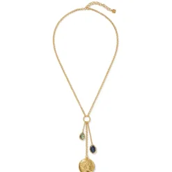 Mediterranean Coin Y-Necklace