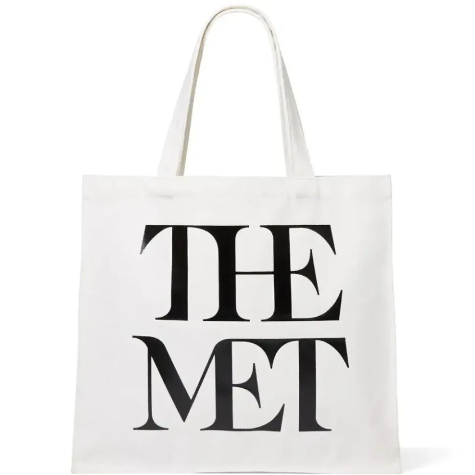 Met Logo Canvas Tote