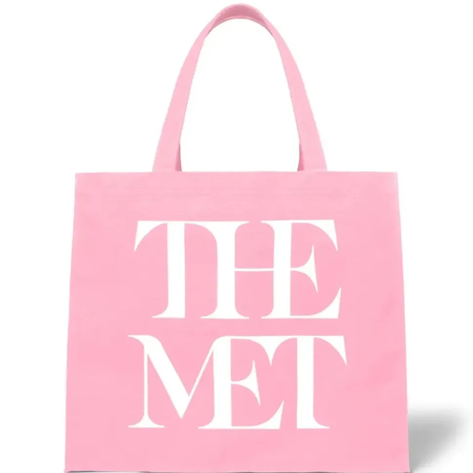 Met Logo Canvas Tote