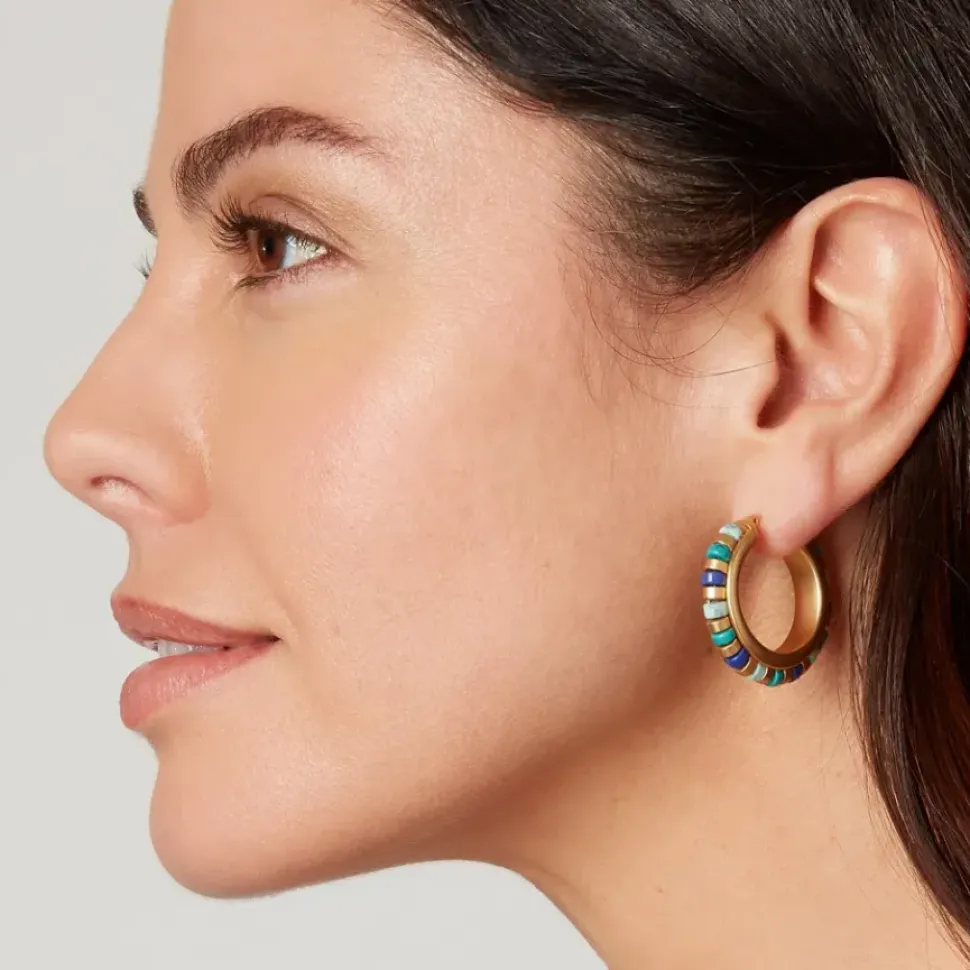 Middle Kingdom Cylindrical Bead Earrings
