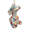 Mixed Flora Platform Sandal Shoe Ornament