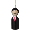 Modern Artist Wood Ornament Set