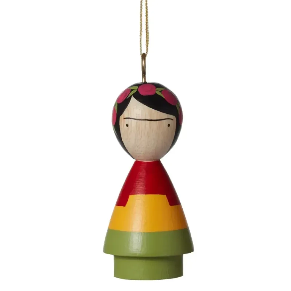 Modern Artist Wood Ornament Set