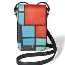 Mondrian Composition Crossbody Phone Purse