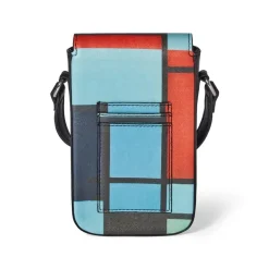 Mondrian Composition Crossbody Phone Purse