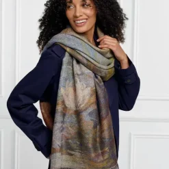 Monet Bridge And Water Lilies Shawl