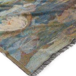 Monet Bridge And Water Lilies Shawl