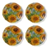 Monet Sunflowers Side Plate Set