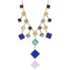 Mosaic Column Bib Necklace