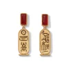 New Kingdom Gems Double-Drop Earrings