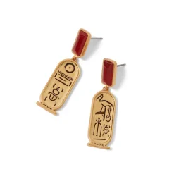 New Kingdom Gems Double-Drop Earrings