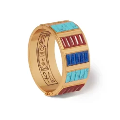 New Kingdom Gems Hinged Cuff