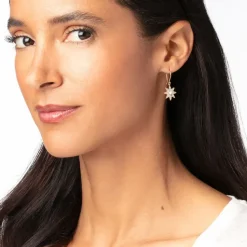 Ottoman Star Gilded Drop Earrings